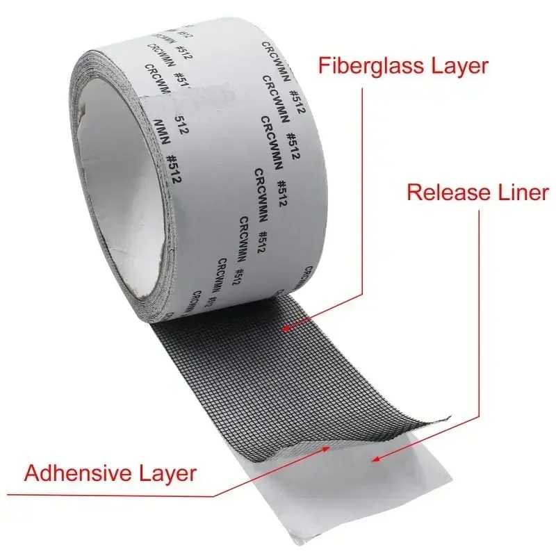  Screen Repair Tape Avoid Insect Fly Door Window Mosquito Net Patch Strong Adhesive Screen Repair Stickers for Repair Holes Tears