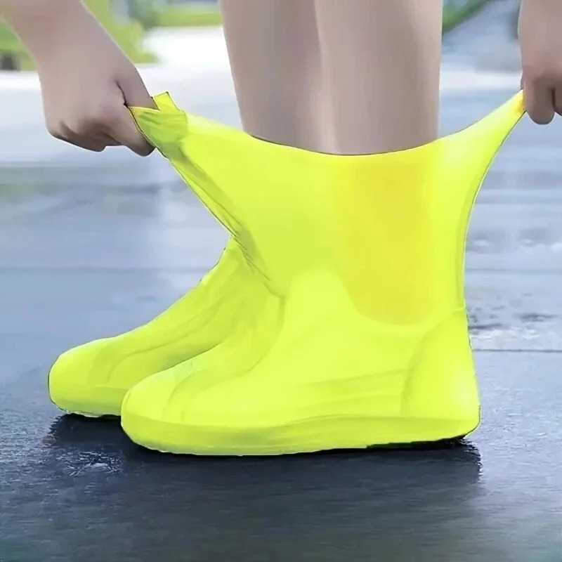  Reusable Waterproof Rain Shoe Covers – Non-Slip Overshoes for Men & Women, Outdoor Fishing, Commute & Household Use Home Garden