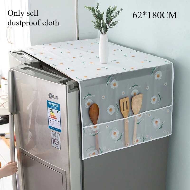 Multifunctional Refrigerator Dust Cover Living Room Household Waterproof Oil Storage Hanging Bag Dust Cloth