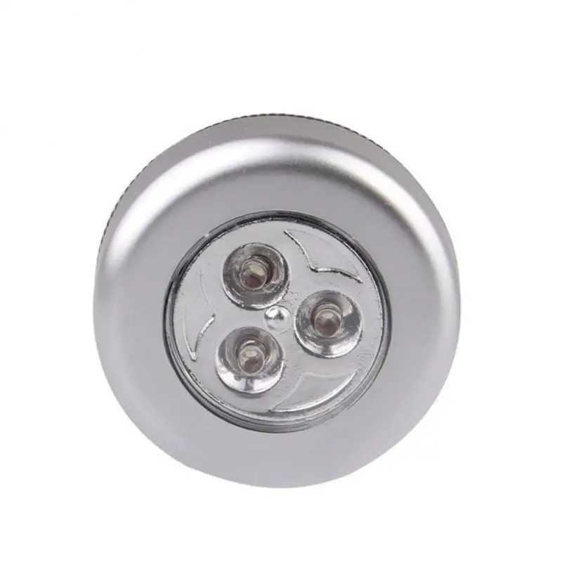 Mini LED Touch Control Night Light Wardrobe Bedroom Stairs Kitchen Wireless LED Cabinet Light Battery Powered Closet Wall Light
