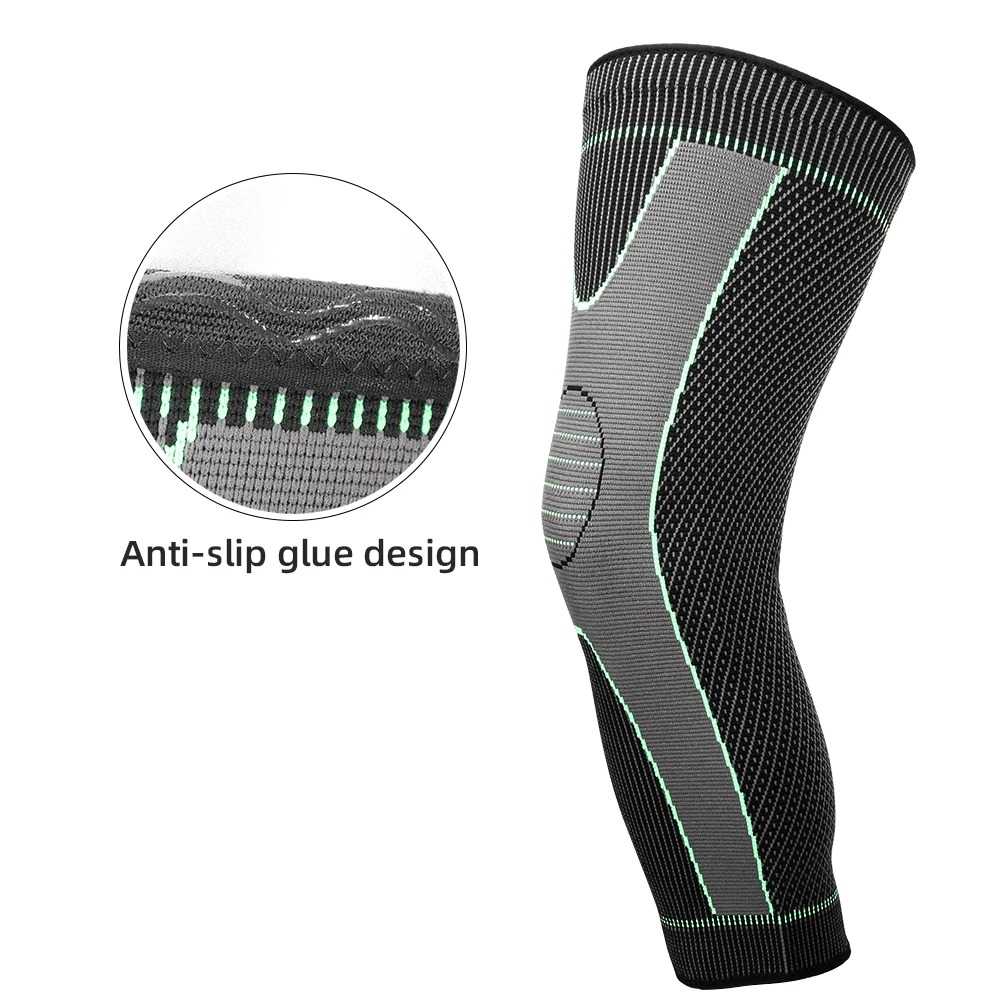  Knee Protector Brace Leg Sleeve Knee Pads Calf Knee Support Brace Protector Leg Warm Knee