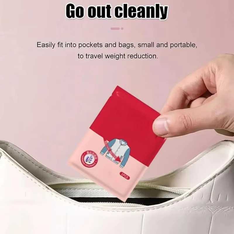 20pcs Clothing Stain Removal Wet Wipes Multi Functional Non Washing and Stain Removing Wet Wipes for Down Cotton Leather Jacket