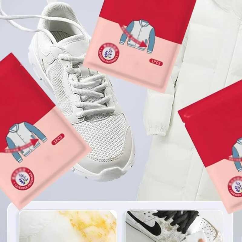 20pcs Clothing Stain Removal Wet Wipes Multi Functional Non Washing and Stain Removing Wet Wipes for Down Cotton Leather Jacket
