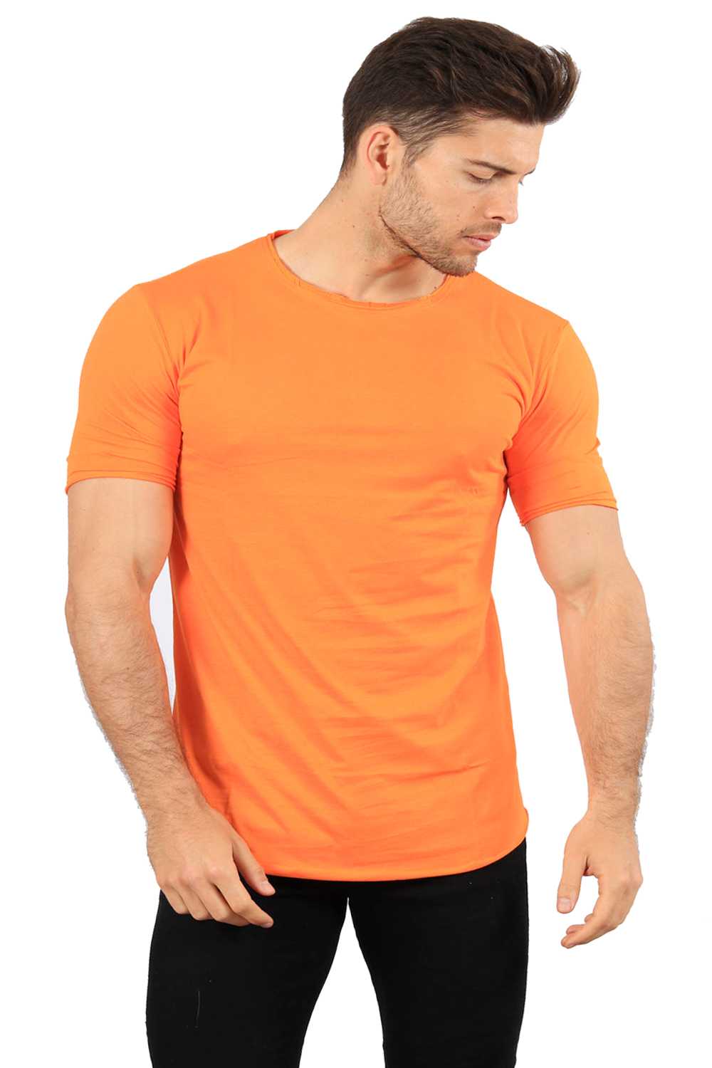 Best Quality Plain Short Sleeve Round Neck Basic T-shirt for Men/Boys 