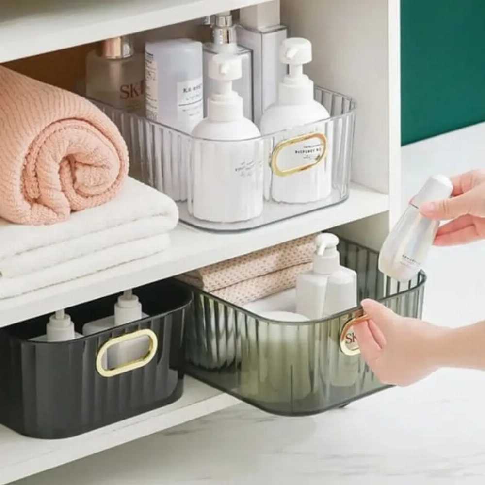 Royal Multi-Purpose Organizer – Crystal Clear Acrylic Desktop Basket