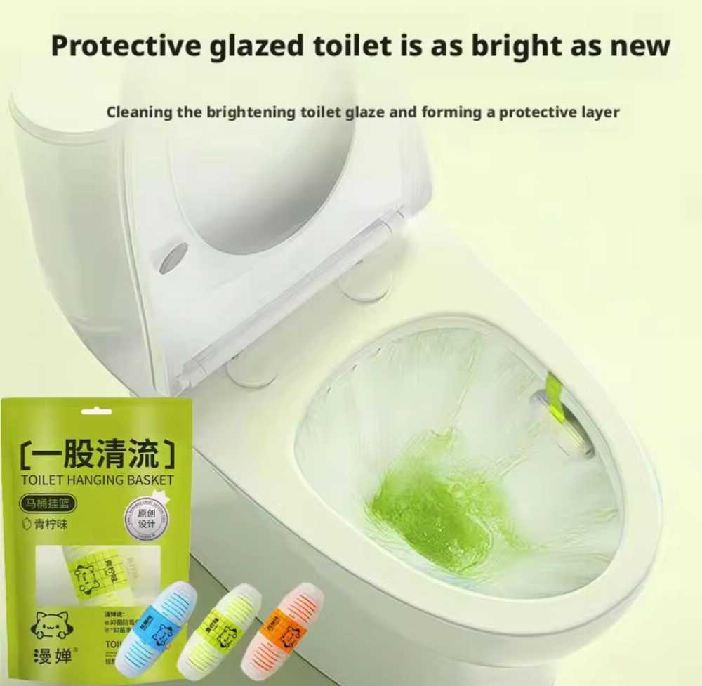 Automatic Toilet Bowl Cleaner Tablets – Long Lasting No-Scrub Tank Drop-ins