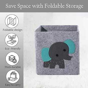 24L Collapsible Storage Box – Foldable Clothes & Baby Dress Wardrobe Organizer